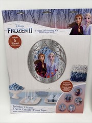 Frozen Birthday Party Decoration Frame and Cutout Photo Kit Plus Scene Props New