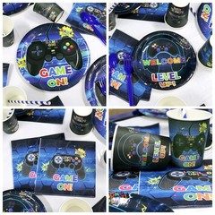 Video Game Party Supplies Set Birthday Decoration for Boys – Including Contro…