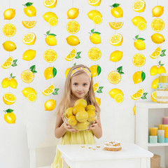 8Pcs Lemon Hanging Garlands Yellow Lemon Birthday Party Decorations Lemonade The