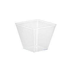 Restaurantware Mini Kova Cups 4 Oz 100 Count Clear Plastic Appetizer Cups