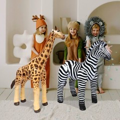 Jet Creations Safari 3 Pack Giraffe, Horse, Elephant for Party Decoration Fun