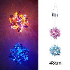 Solar Powered Waterproof Hanging Balls LED Lights for Outdoor Patio Decor