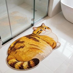 Velvet Floor Mat for Entryway 40x60cm Wear Resistant For Crystal Fleece