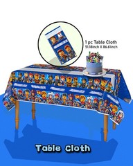 Video Game Themed Birthday Party Decorations Kit Party Supplies BannerTablecloth