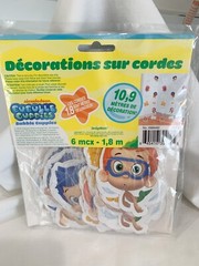 3 Bubble Guppies 6’ String Hanging Party Decorations Nickelodeon 18 PCS 108’ NEW