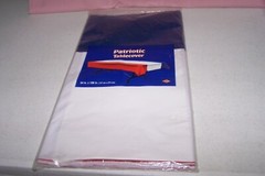 Beistle Patriotic Tablecover 54″ x 108″ NEW in Pack 2008 #57940