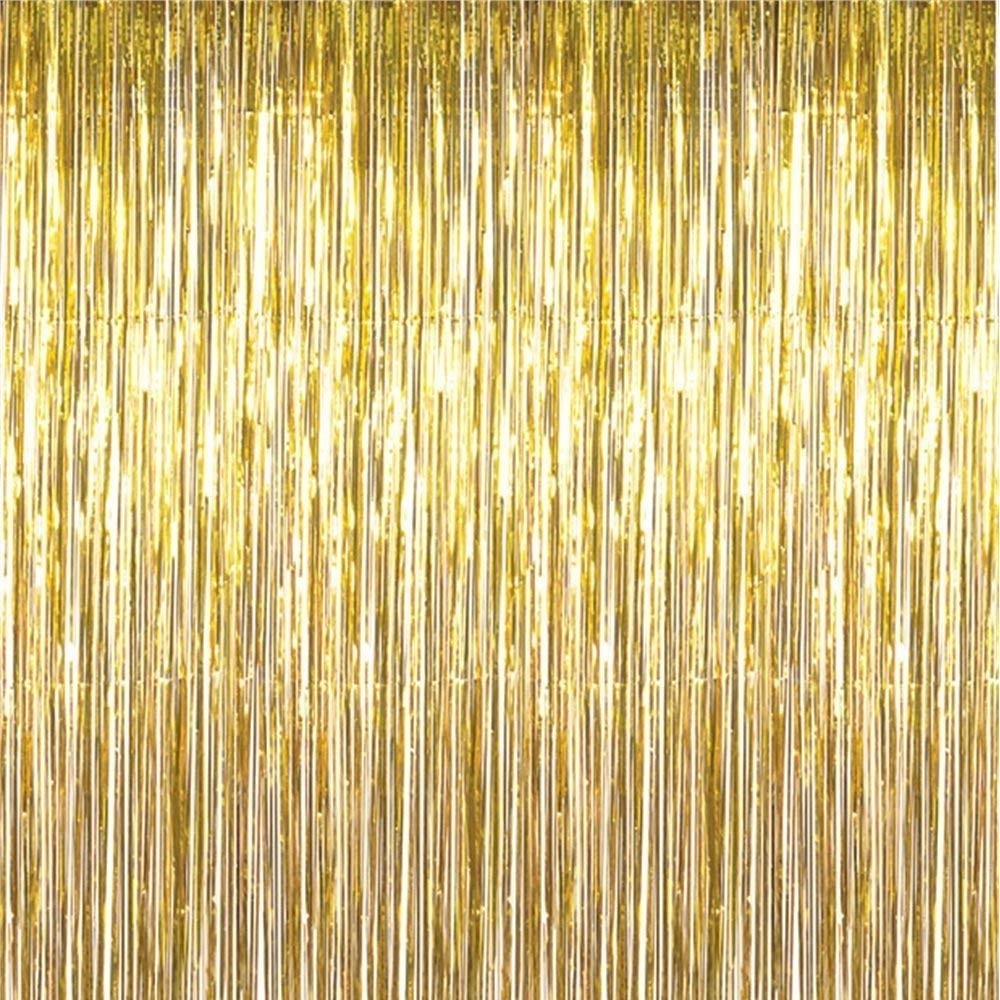 2M-3M Foil Fringe Tinsel Shimmer Curtain Door Wedding Birthday Party DECORATIONS