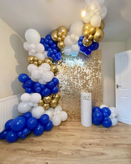 110Pcs Royal Blue Balloon Garland Arch Kit, 18 12 10 5 Inch Royal Blue Latex Bal