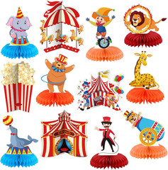 12 Pcs Carnival Party Decorations Circus Theme Party Decorations Carnival Circus
