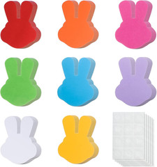 72Pcs Bunny Rabbit Cutouts Paper Bunnies 6 Inch Bunny Shaped Card Cut Outs Large