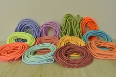 Blacklight Reactive Bi-Color GloLine Luminescent Roping