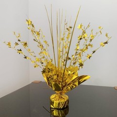 Glitter Gold Star Centerpieces 2 PCS Table Decorations for Birthday Wedding