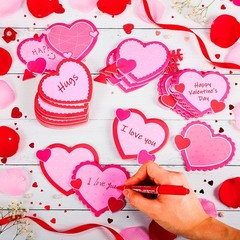 1080 Sheets Valentine’s Day Heart Cutouts Paper Love Shape Die Cut