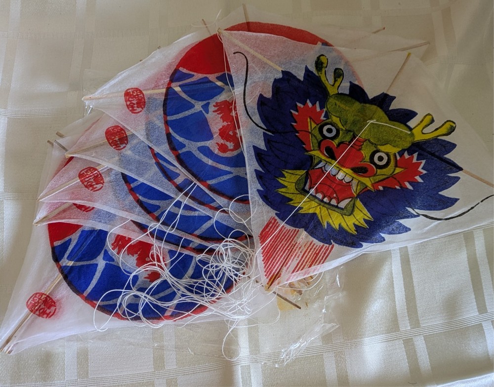 Chinese Dragon 10 Tier Mini Paper Kite – New Year Decoration