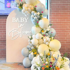 Baby in Bloom Sign, 16”X24” Felt Letter Baby Shower Sign Baby in Bloom Party Dec