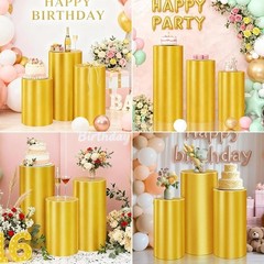 Stretchable Spandex Cylinder Pedestal Covers Party Decoration Events Display New