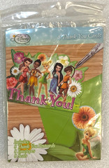 8 – New Disney Fairies Tinkerbell Thank You Postcards With Envelopes