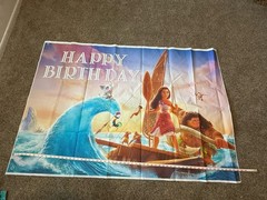 Moana Happy Birthday Photography Backdrop Banner Background Photo Decor