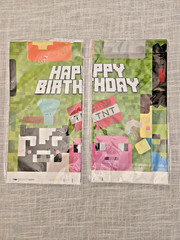 Video Games Minecraft Party Supplies Birthday Decor Backdrop Banner US Seller!