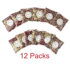Dried Flower Petals 12 Packs Biodegradable Confetti Real Rose Wedding Decor