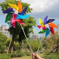 Garden Yard Party Outdoor Windmill Wind Spinner Ornament Decor Kids Toy-Gift