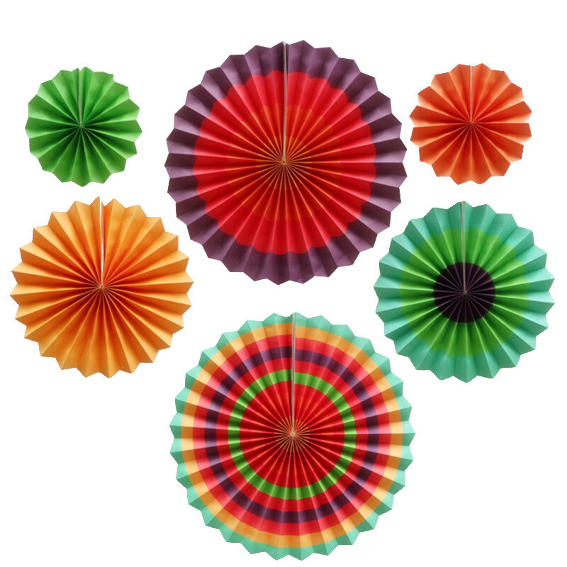 Tissue Paper Flower Hanging Fan Wedding Birthday Garland Party Decor Shower