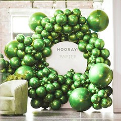 Metallic Green Balloons 100pcs Different Sizes of 18 12 10 5 Inch Metallic Ap…