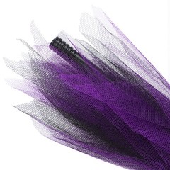 Broom Shape Mesh Random Color Props for Witch Cosplay 1Pack 35.4×5.5×1.2in