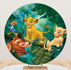 Popular Round Panel Lion King Simba Backdrop Birthday Party Photo background