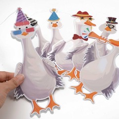 Cheerland Silly Goose Party White, Black, Red, Blue, Yellow, Orange