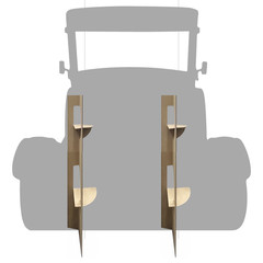 SC2628 Model T Coupe Front view Cardboard Cutout Standee Standup