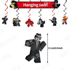Forsaken chance Birthday Party Decor Supplies Balloons Banner Cake Toppers Kids