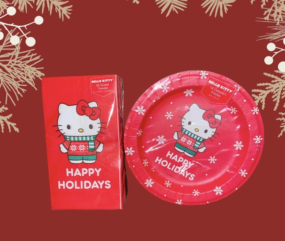 Hello Kitty Birthday Party Supplies Plates Napkins Party Supplies