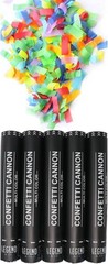 8 Legend & Co. 12 inch Confetti Cannons Multicolor Biodegradable