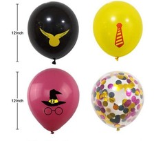 Harry Potter Birthday Decorations 23pcs Wizard Theme Party Supplies Balloon Cake