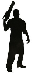 Halloween Window Silhouettes Horror Decorations Reusable Spooky Party Decor x 2