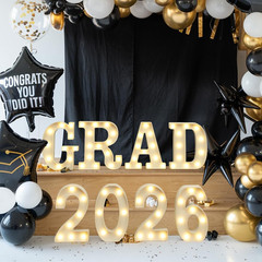 Marquee Numbers 2026 Light up Numbers for 2026 Prom Graduation Marquee Letters C