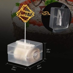 Money Pull Out Kit Birthday Box Happy Cake Topper 20 Transparent Bag Pockets
