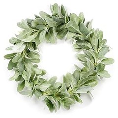 6.2ft Artificial Lambs Ear Greenery Vine Flocked Lambs Ear Garland Soft Faux