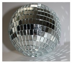 Disco Mirror Ball 4.72″, Shiny Sparkly DJ Supply, Light Party Decoration