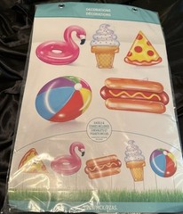 Pool Party Tabletop & Yard Decorations – Summer Bash Party Decor Beach Party