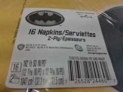 Batman Party Supply Lot-1ea Table Cover,32ea Napkins,32ea Small Plates&32ea Larg