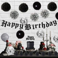 Funeral Birthday Party Decorations Black Gothic Birthday Decorations Old English