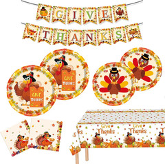Thanksgiving Party Decorations Supplies, Give Thanks Themed Party Set, Thanksgiv
