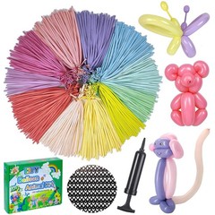 LXZFCRG Long Balloons with Pump, Premium Latex Twisting Balloons animal kit, …