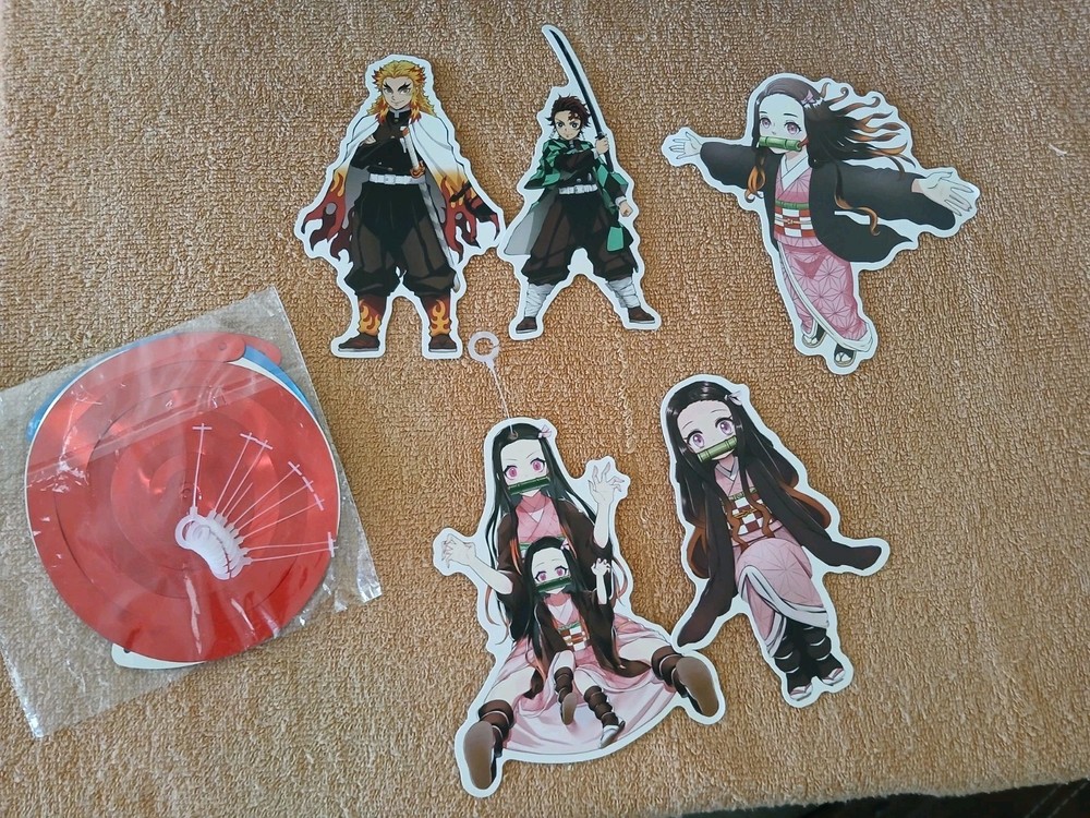 ANIME Hanging Swirls decorations Demon Slayer incomplete