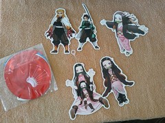 ANIME Hanging Swirls decorations Demon Slayer incomplete