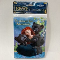 Hallmark Disney Pixar Brave Destined For Adventure Party Invitations 3 Packs