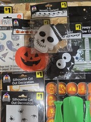 Bulk Halloween Decorations Set of 45 Pc , Pumpkin Carving KitParty Pack, Spiders