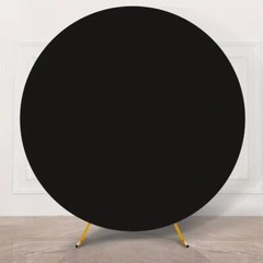 Round Backdrop Cover 7.5ft Wrinkle Free for Photography Wedding Birthday Party